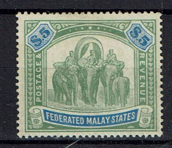 Image of Malaysia-Federated Malay States SG 50 MM British Commonwealth Stamp